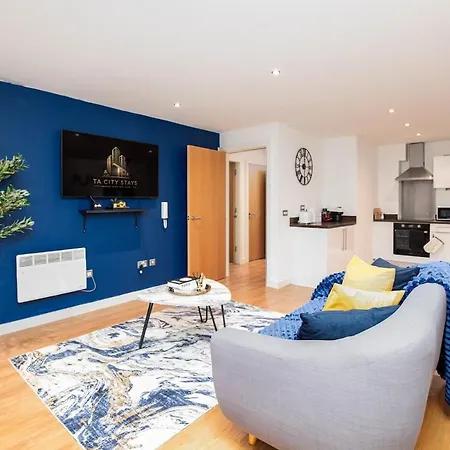 Riverside 2 Bed Private Terrace Sleeps 5 Διαμέρισμα Λιντς